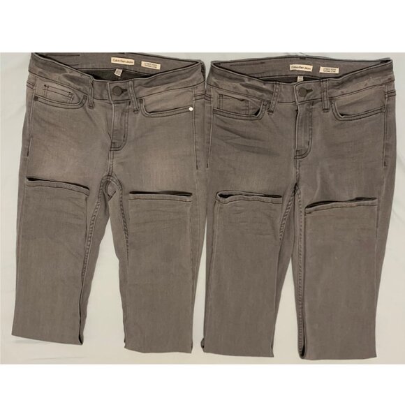 Calvin Klein Ultimate Skinny Jeans Gray - Picture 7 of 10